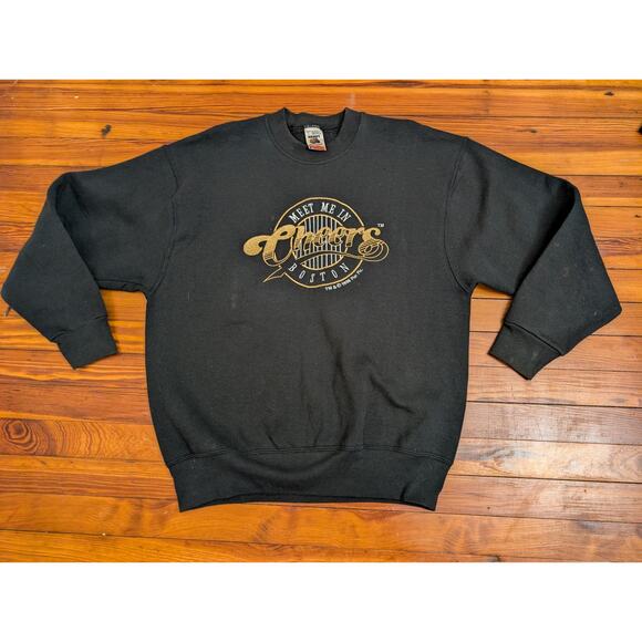 Fruit of the Loom Other - Cheers VTG 1995 Fruit Of The Loom Mens Large Black Crewneck
